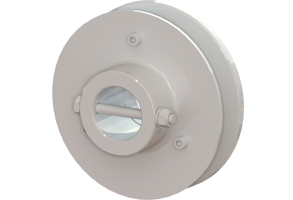 Enkele bandliertrommel 5/4" t.b.v. intern-transport-systemen